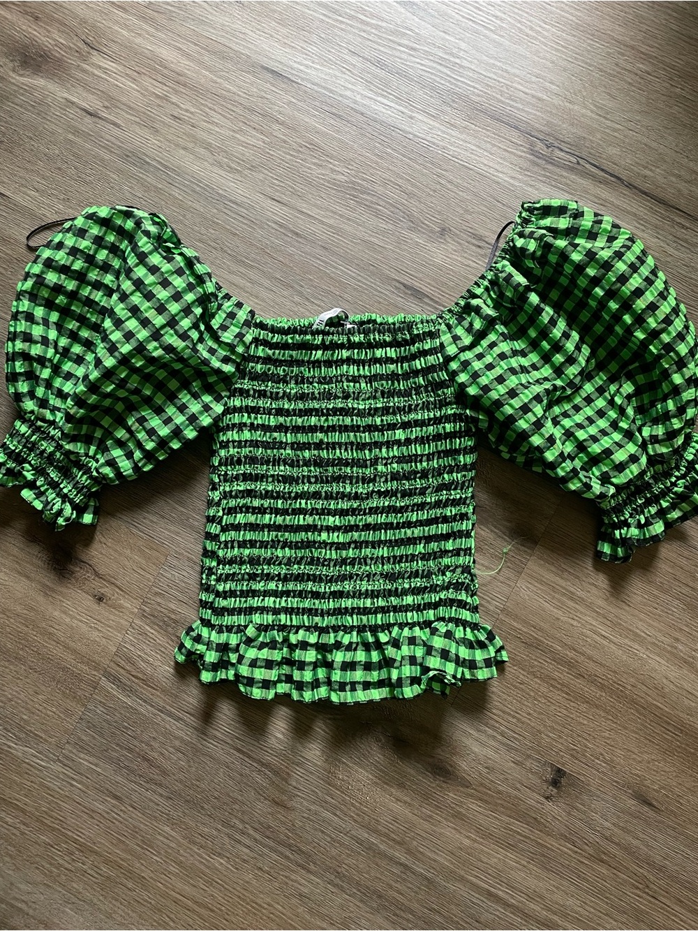 Zara gingham top